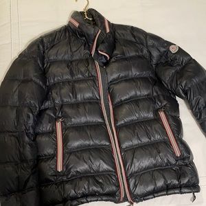 Moncler men’s black down coat size 5